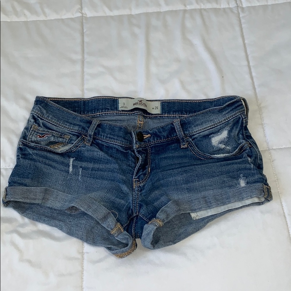 Blue Hollister shorts